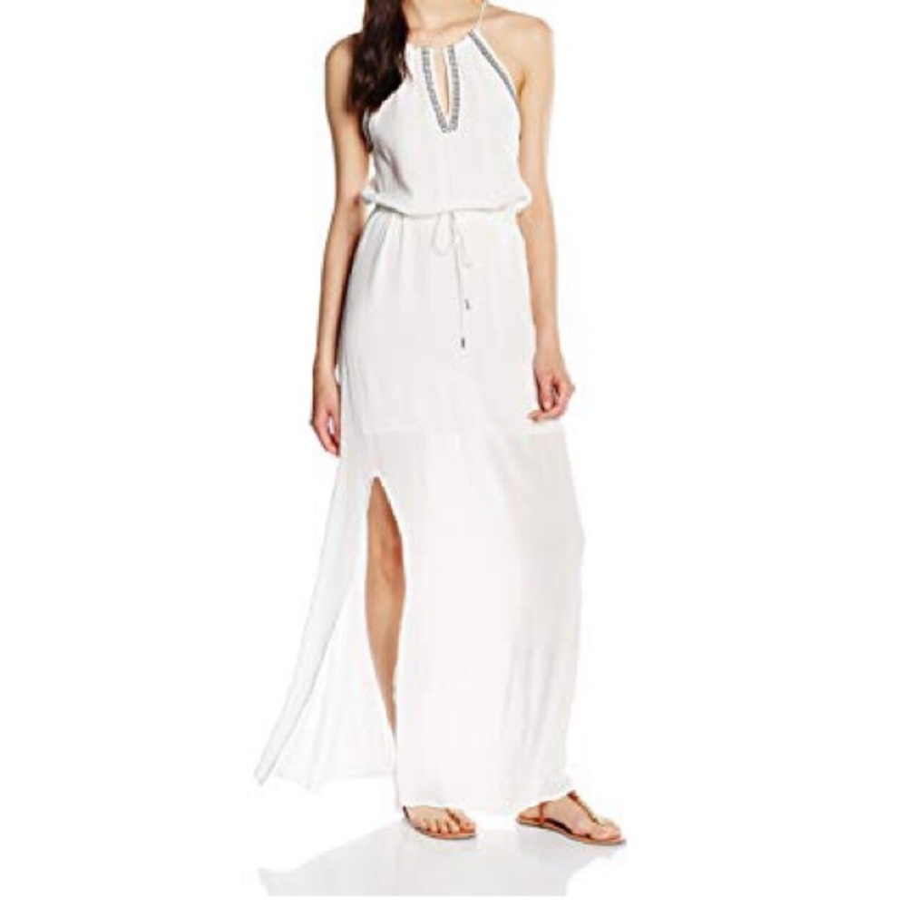 Vero Moda Vmmarcela S/L - White Maxi Dress